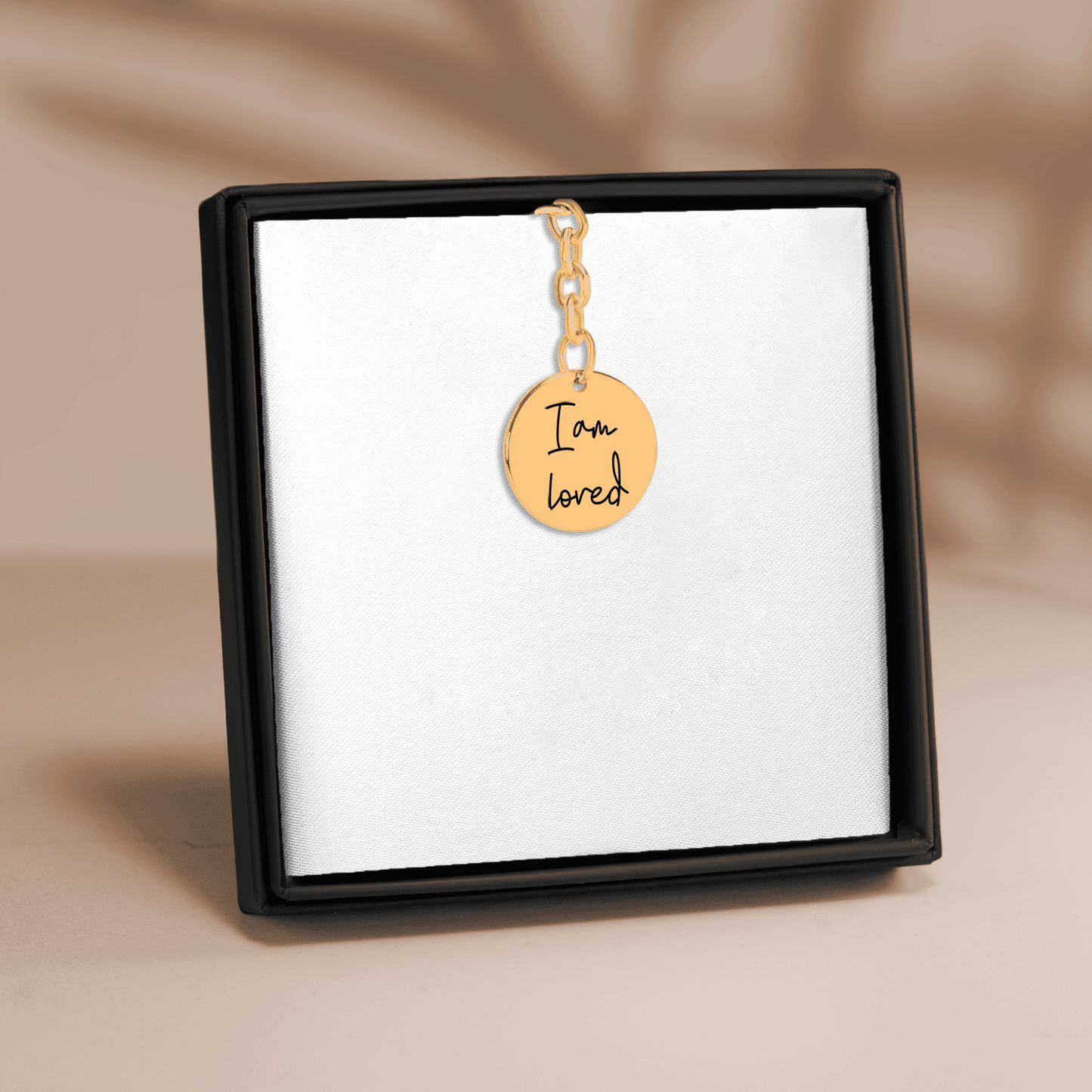 Affirmations Coin Keychain