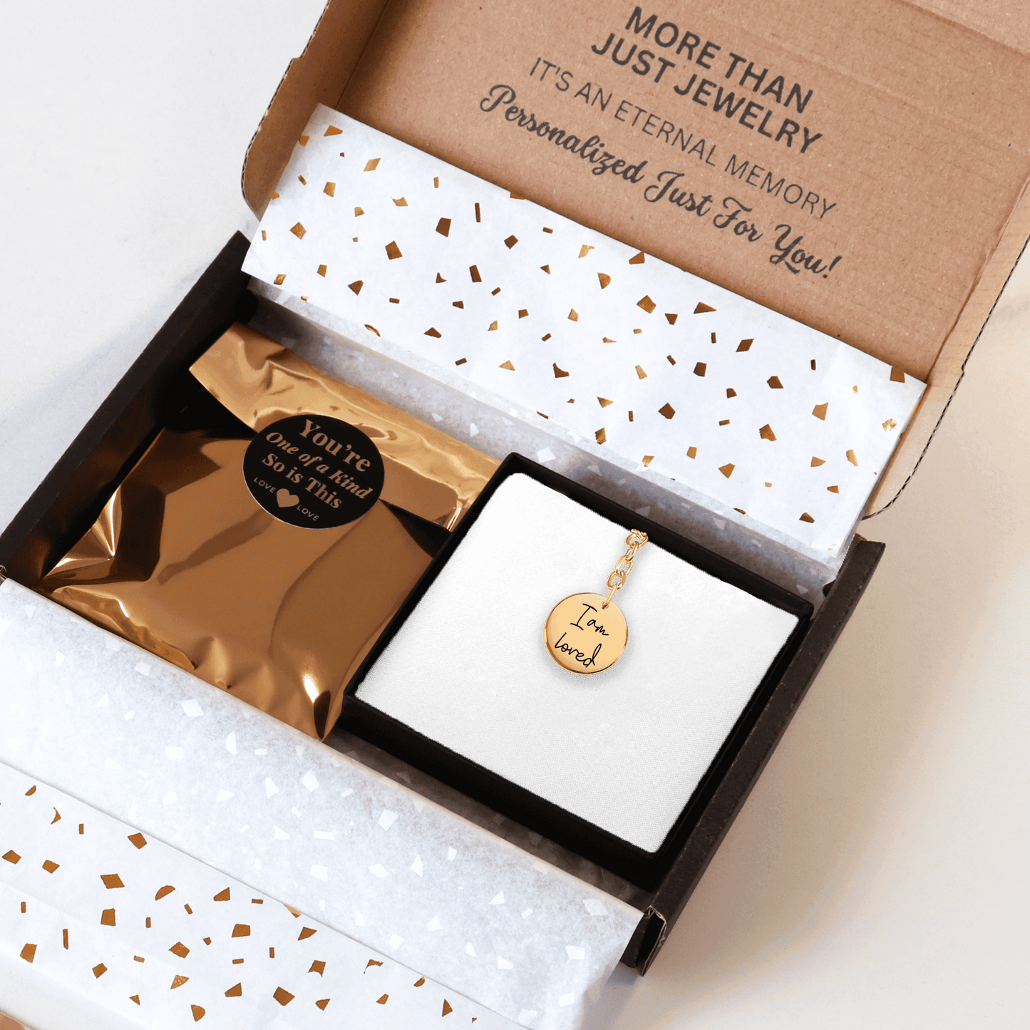 Affirmations Coin Keychain