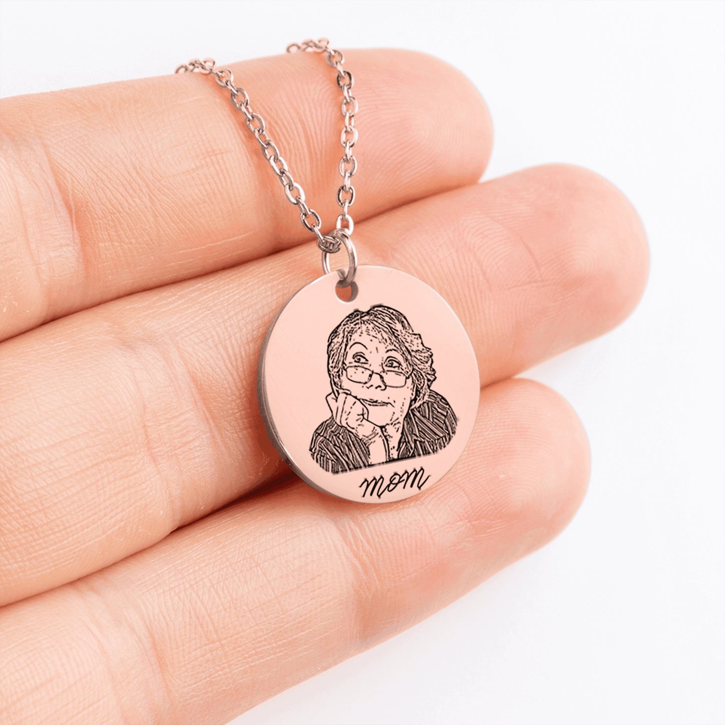Portrait Coin Necklace