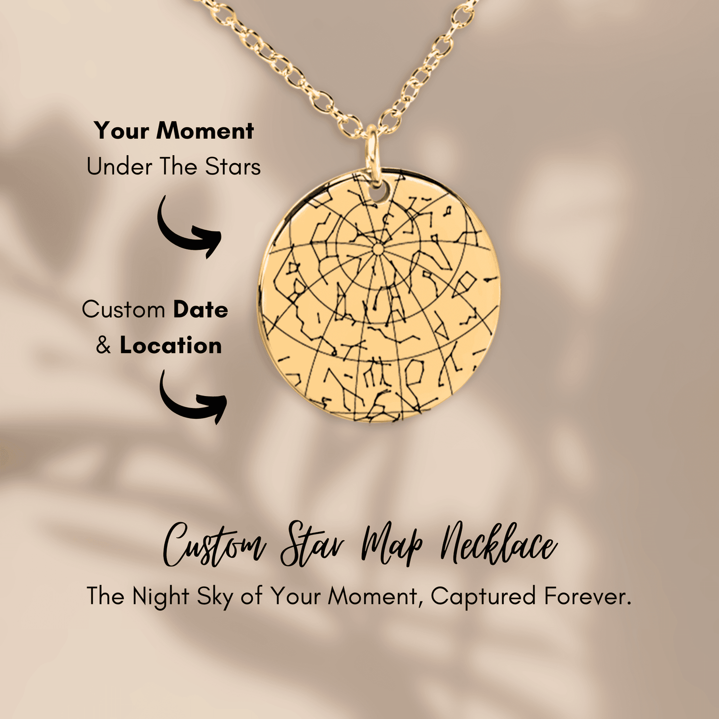 Custom Star Map Necklace