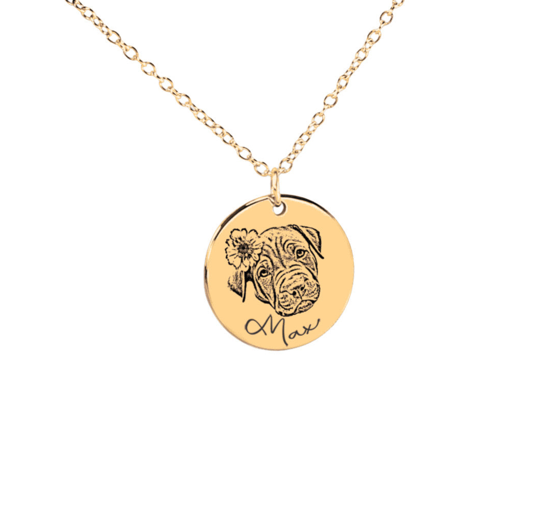 Dog Portrait Necklace