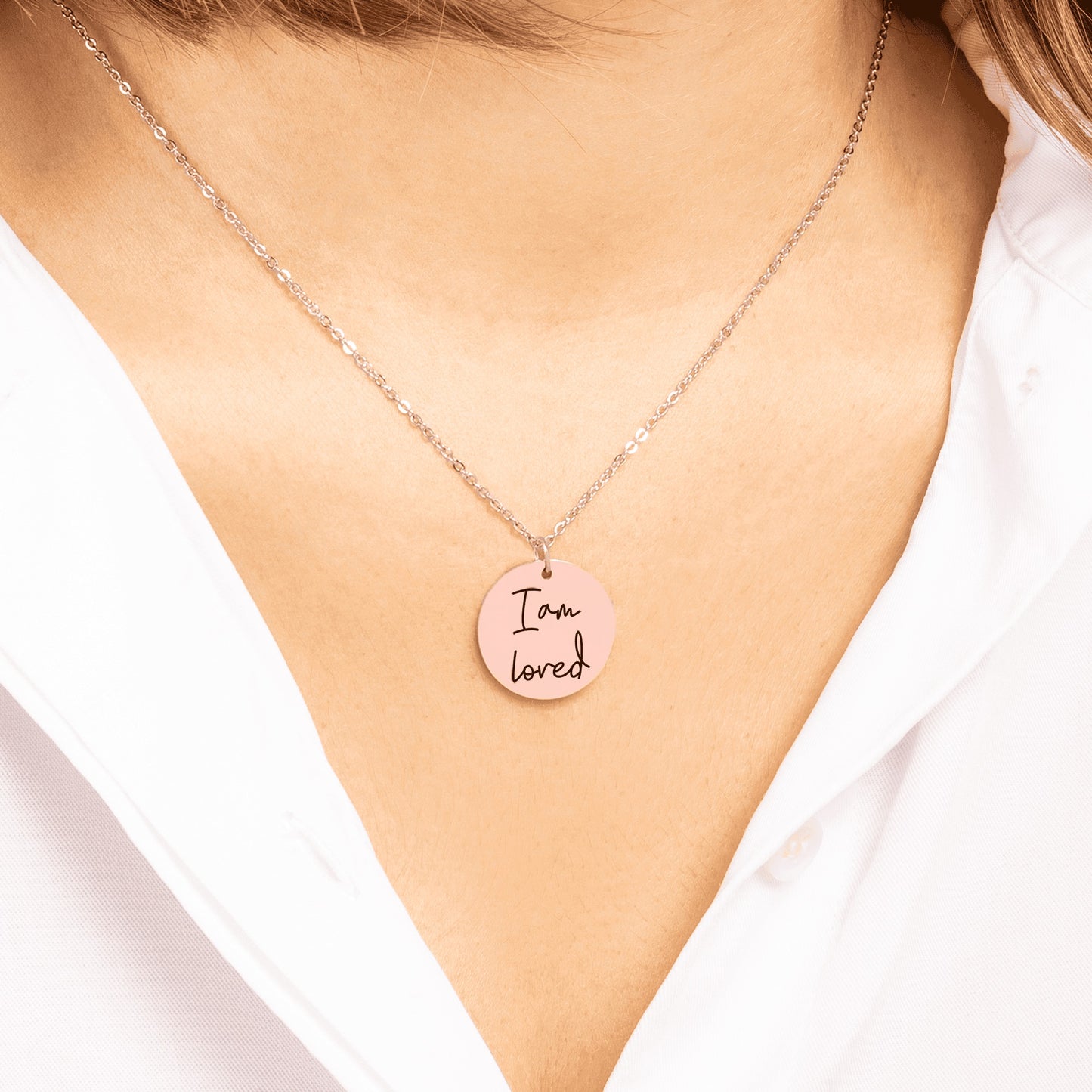 Affirmations Coin Necklace