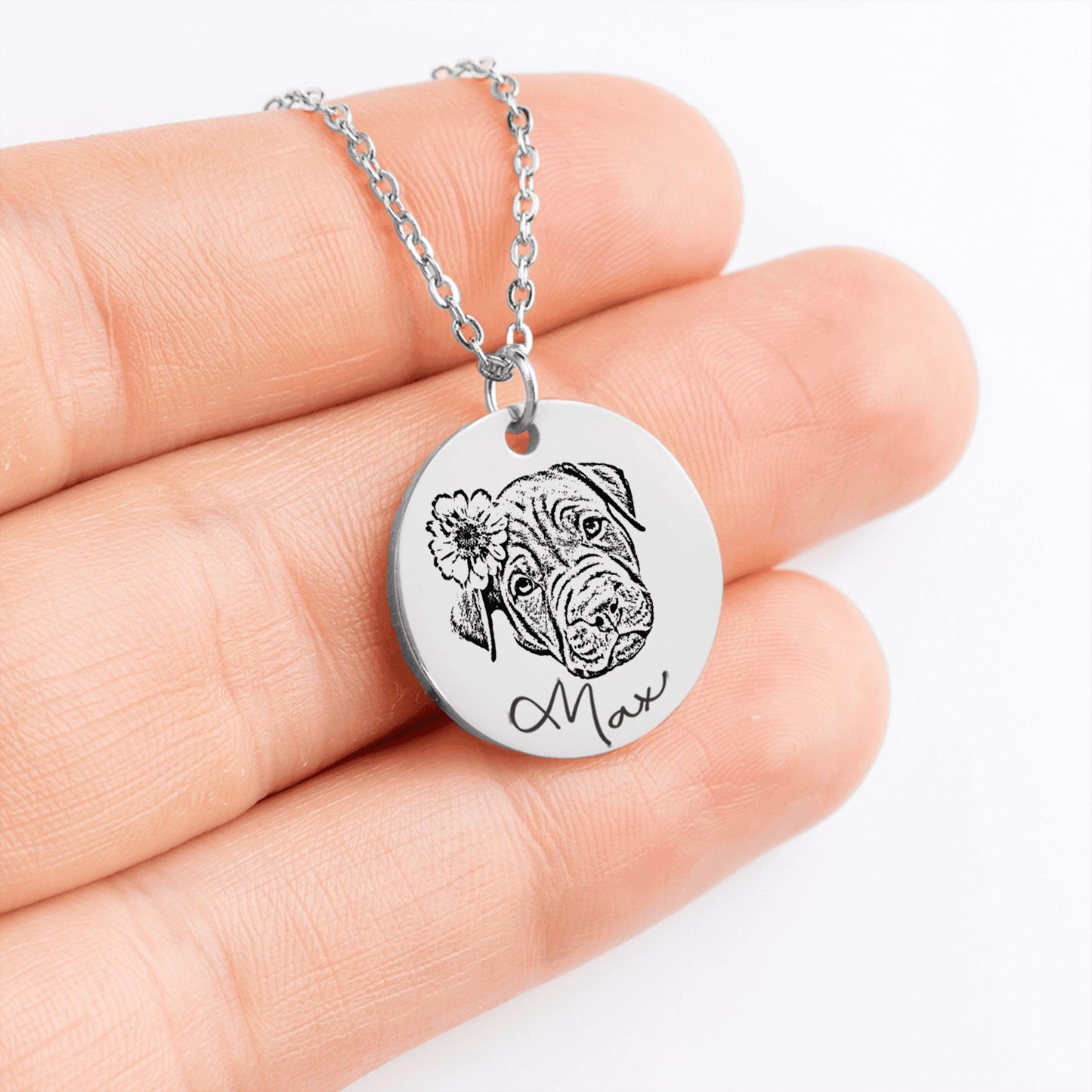 Dog Portrait Necklace