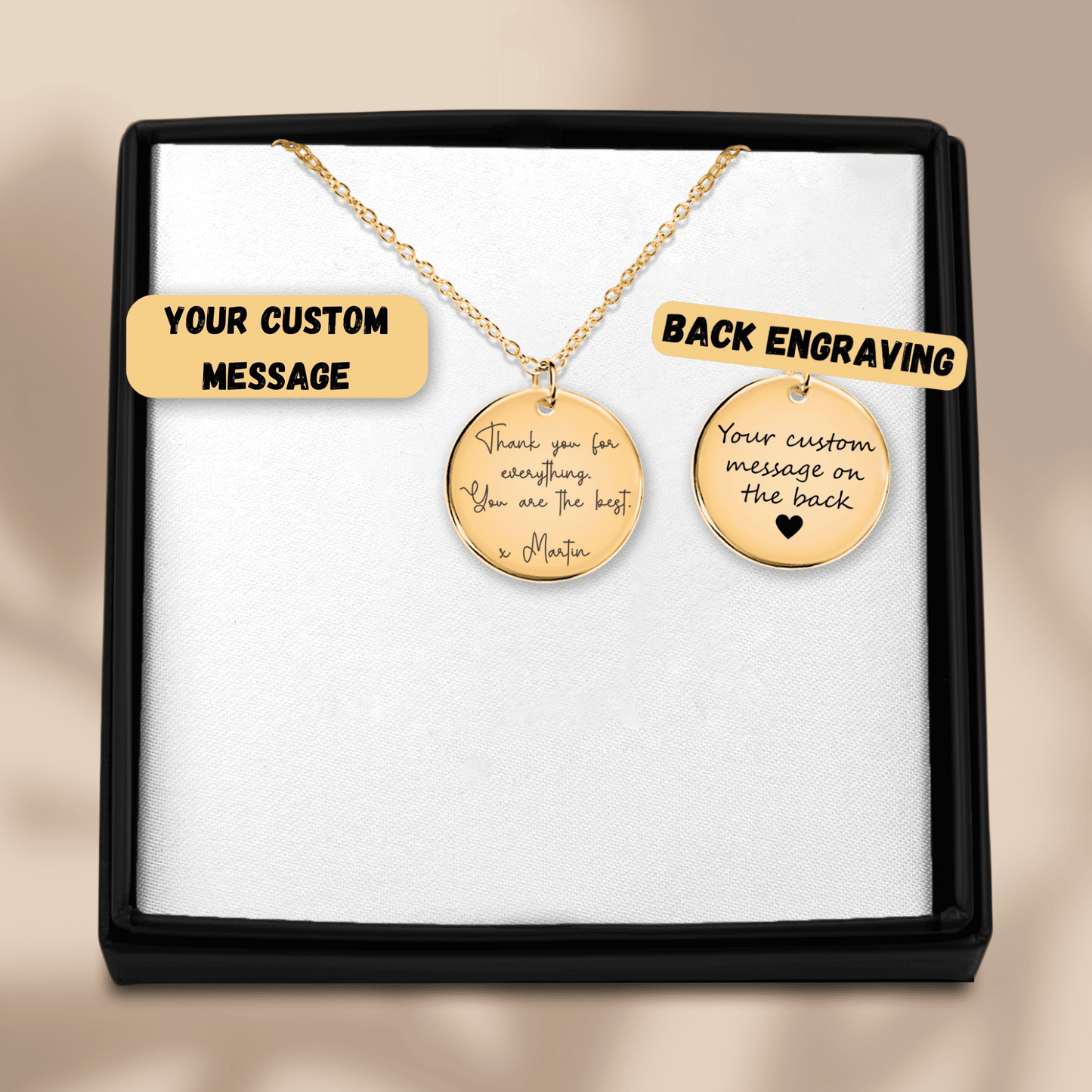 Custom Message Necklace