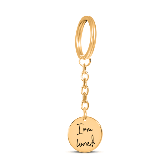 Affirmations Coin Keychain