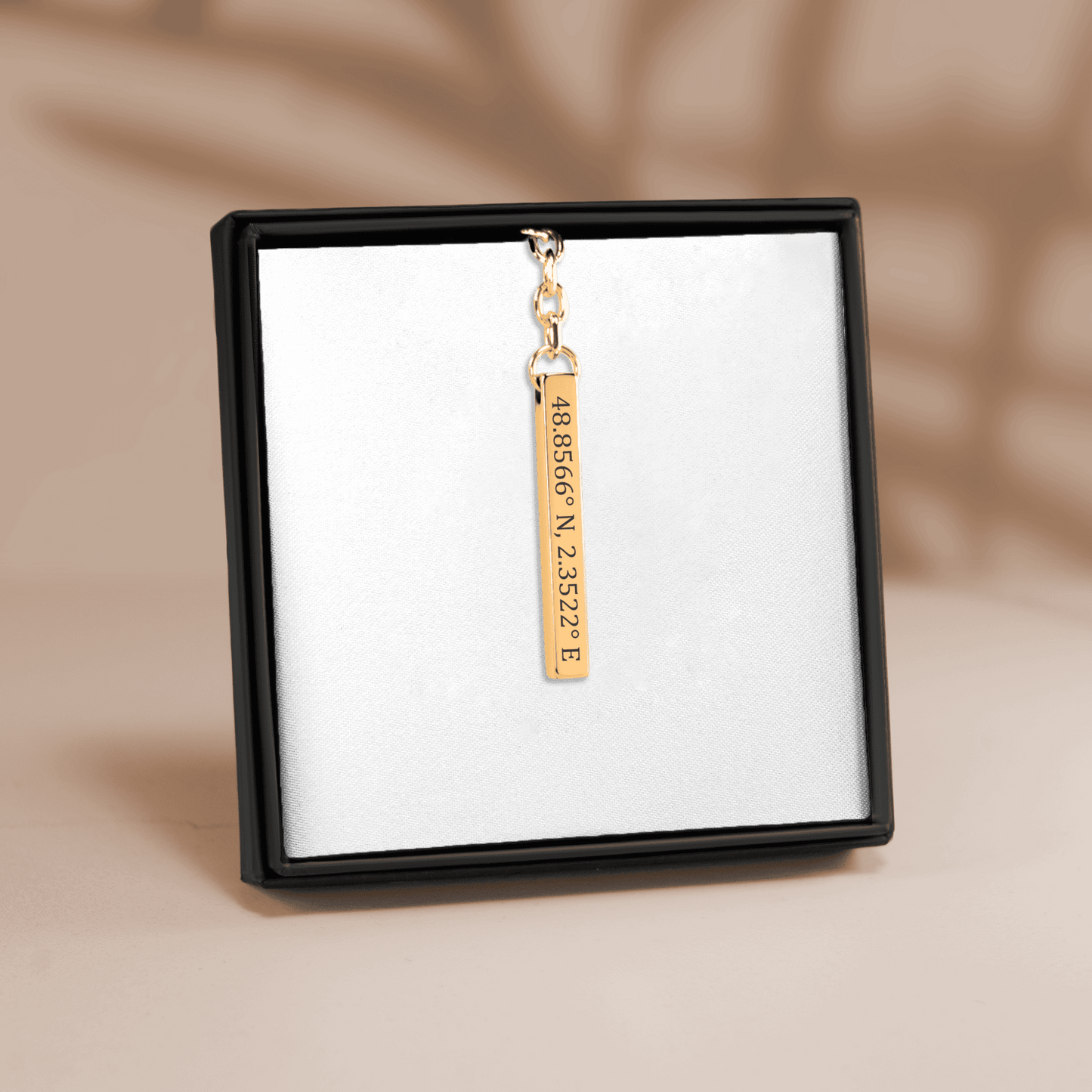 Coordinates Keychain