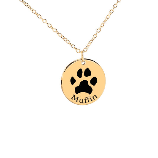 Paw Print Necklace