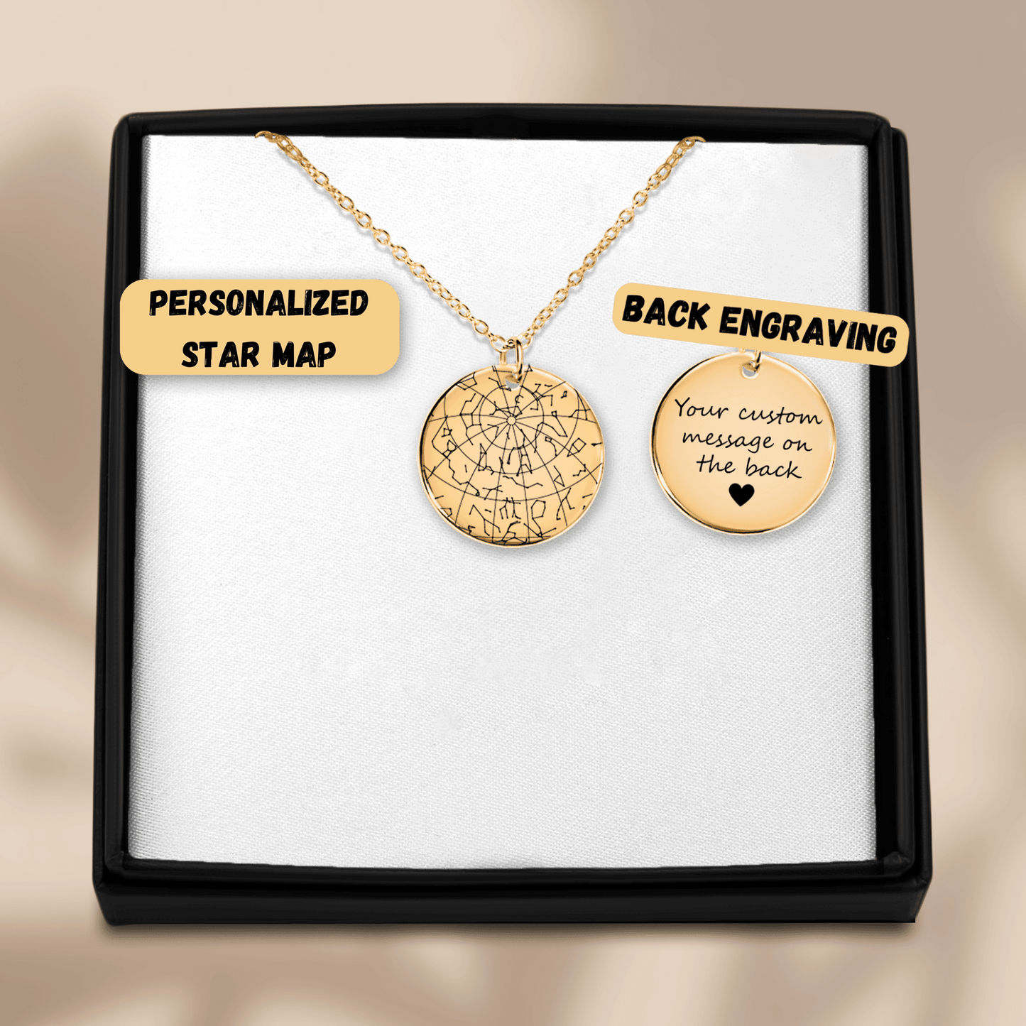 Custom Star Map Necklace