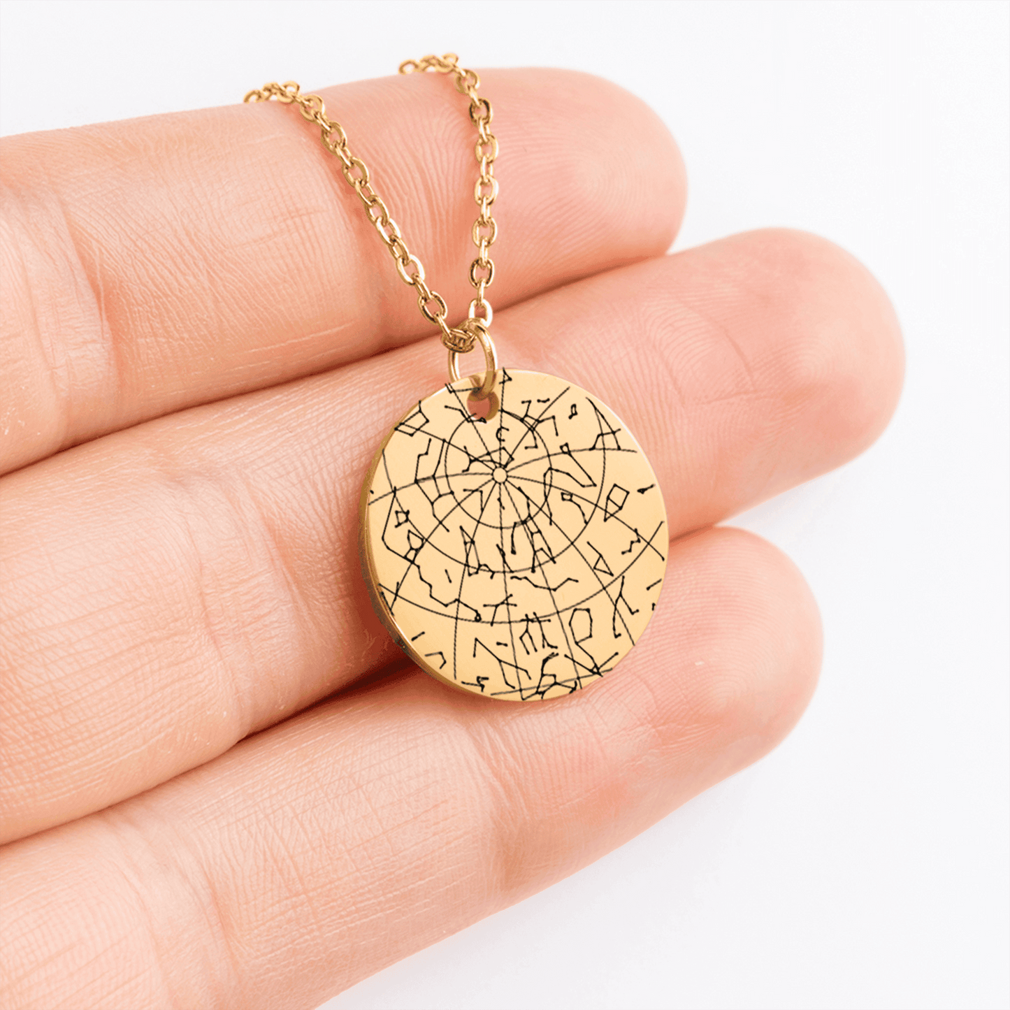 Custom Star Map Necklace