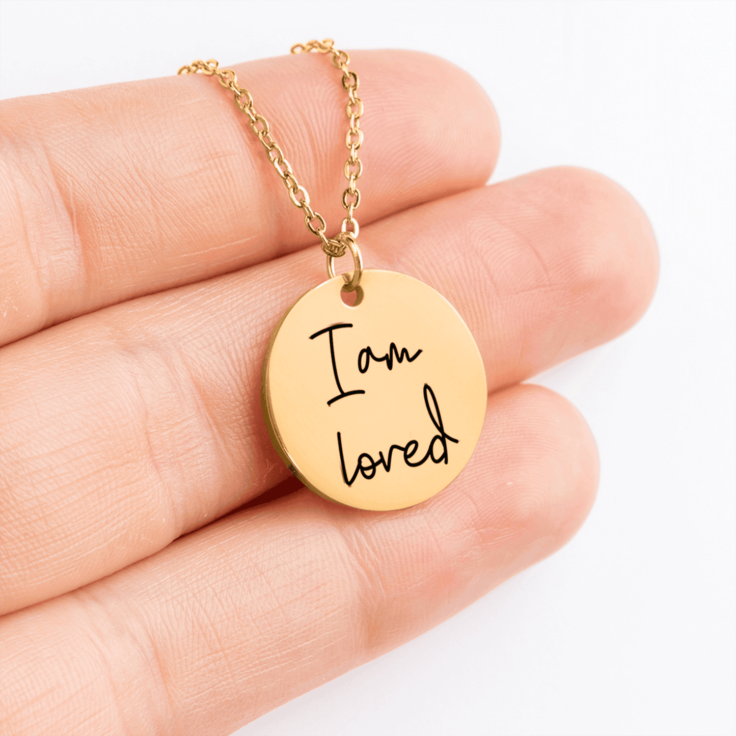 Affirmations Coin Necklace